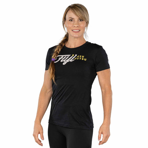 Fuji Script Women's T-Shirt Black